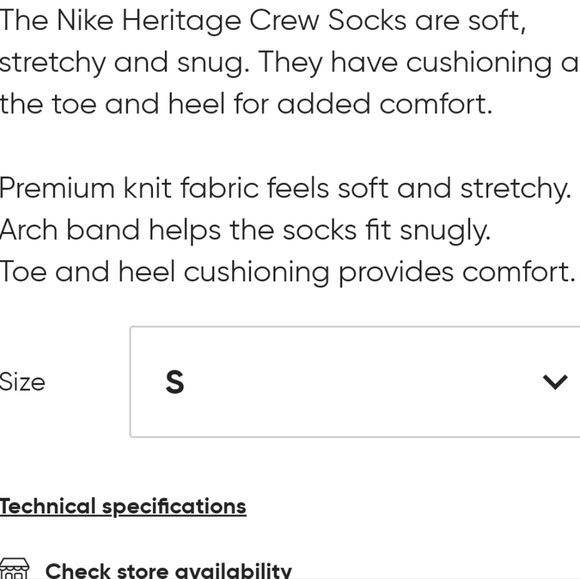 NWT Women's Nike Heritage Basketball Crew Socks - Picture 7 of 7